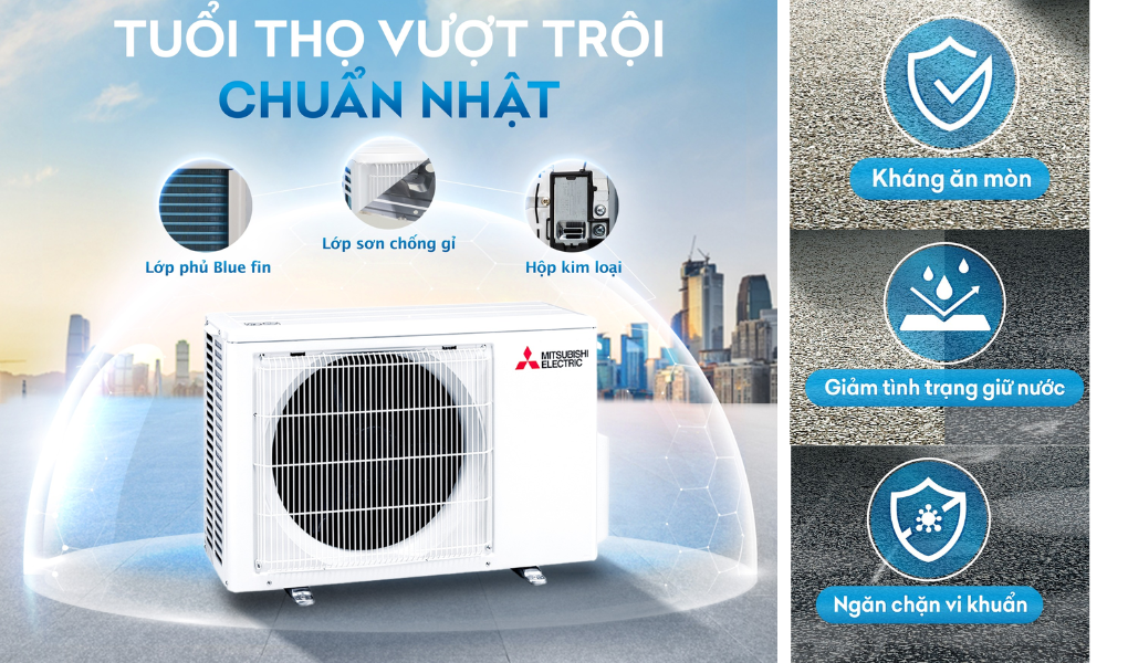 Máy lạnh - Mitsubishi Electric Inverter 1.0 HP MSY-JY25VF - Xuất sứ Thái Lan